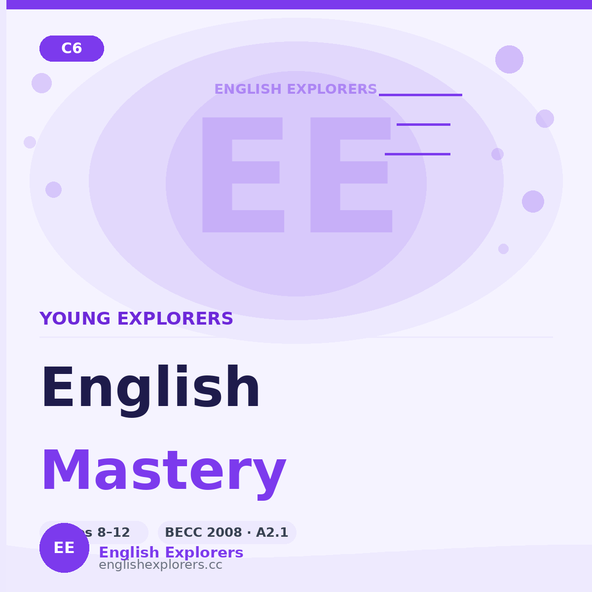 Course 6 — Young Explorers: English